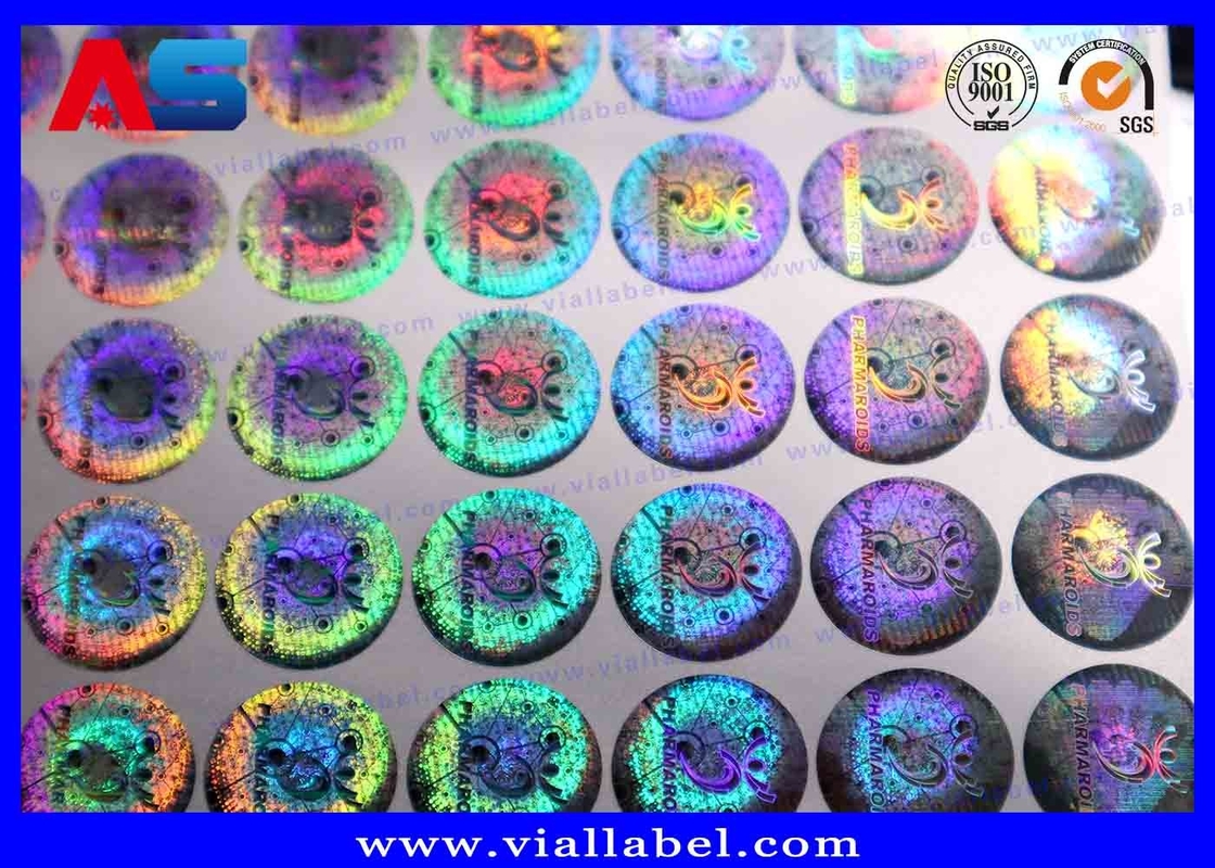 Custom 3D Holographic Tamper Proof Beveiligingslabel 20mm Anti-Falsificatie Beveiligingscode Sticker Label