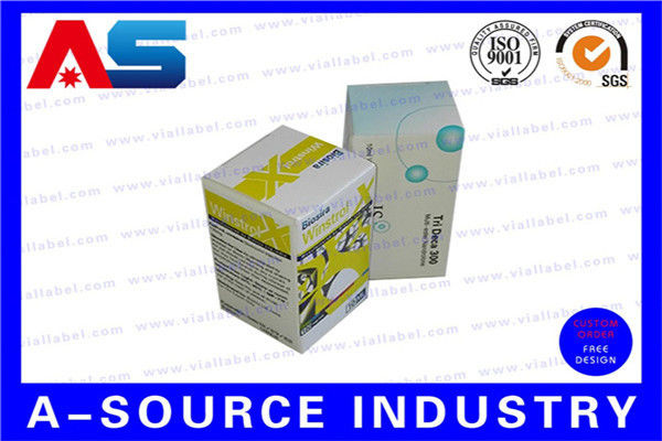 Glossy / Matt Bio Custom 10mL Vial Box Cardboard Moving Boxes For Lab Test Boxes voor flacons