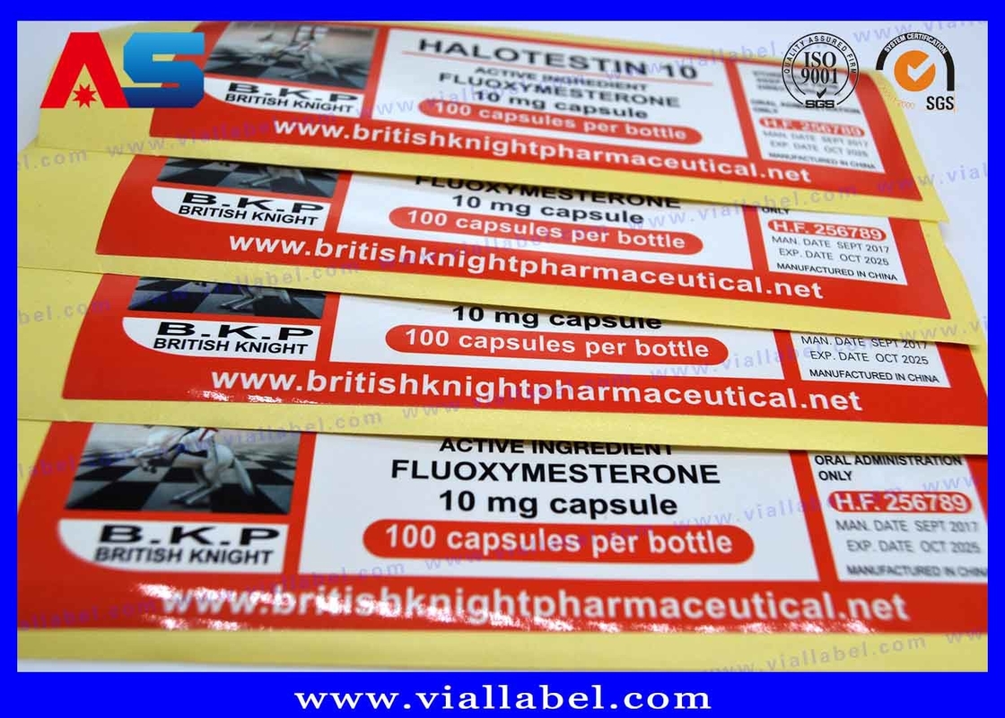 Waterdicht 10 ml flacon Etiquette Sticker Afdruk Wit Volkleurig