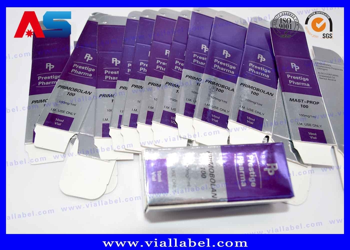 Injectieolie Flessen Dozen Farmaceutische verpakking Hcg Peptide Kleine flessen Dozen Fabriek Directe verkoop