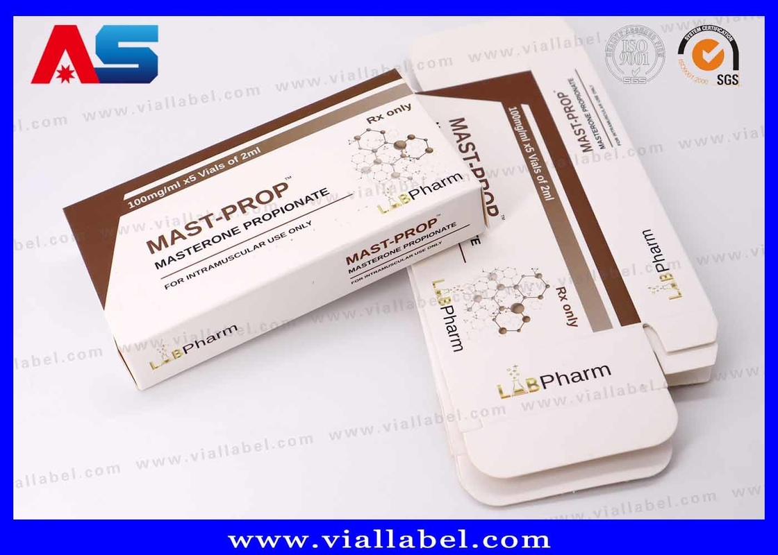 Custom Peptide opslagdoos voor 2x2ml flacons, Premium Peptide verpakkingsdoos Custom Printing