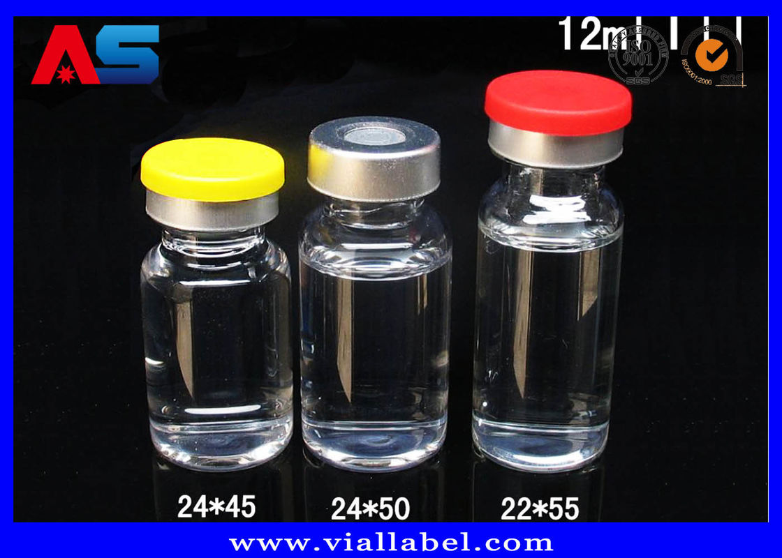 22*45mm Glazen Flessen 10ml Glazen Flesjes Met Stopper Doppen Voor Peptide / bodybuilding flesjes / Sarms