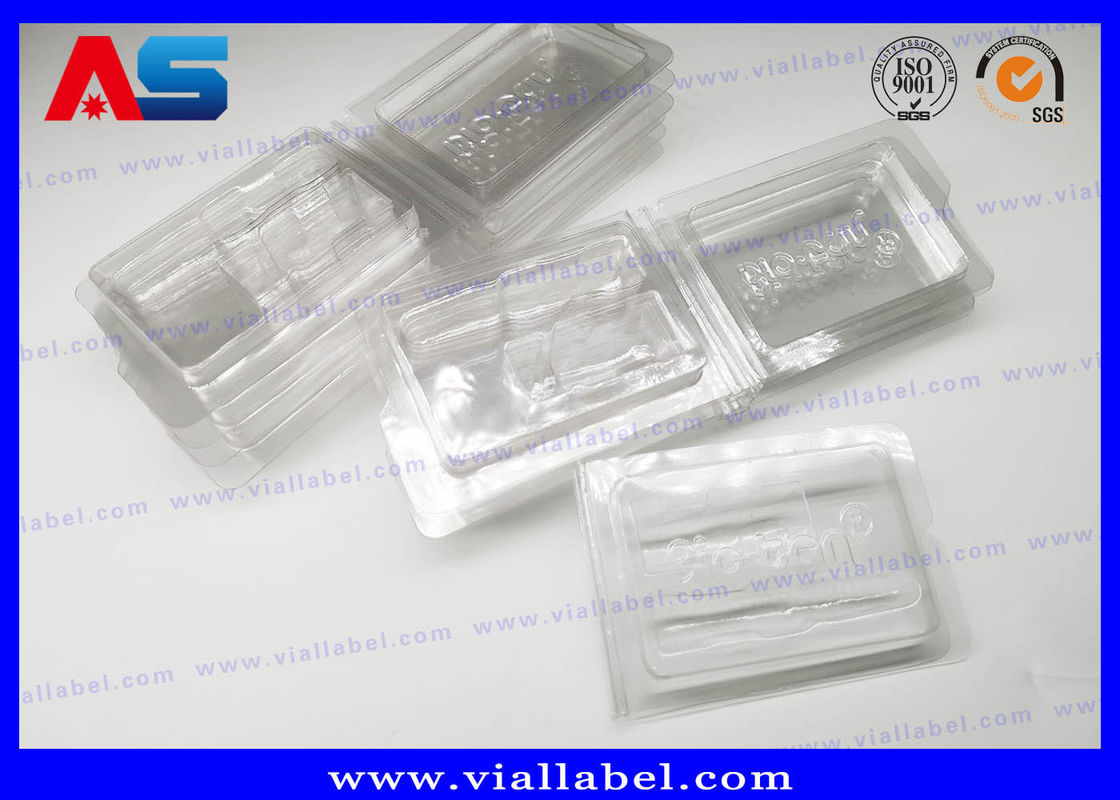 PVC Clear Ampoule Blister Packaging Tray For Medication 2 ml Vials Engraving Embossing farmaceutische blisterverpakking