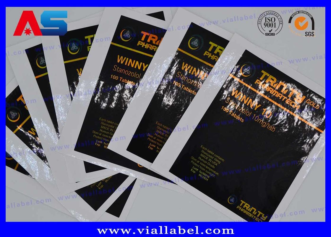 Laser Hologram Recept CMYK Pildoos Etiket Sticker Voor Fles / Zak