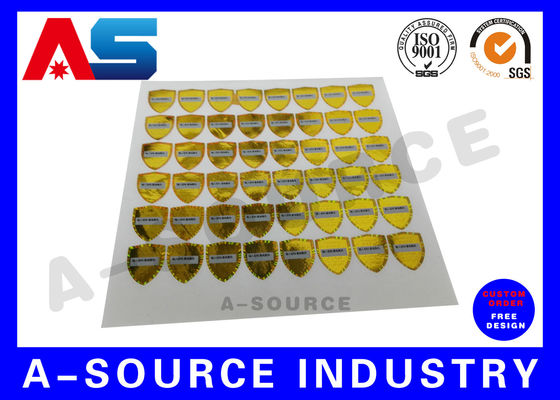 PET Custom Holographic Stickers 3d Holographic Stickers Anti-Falsificatie lege sticker