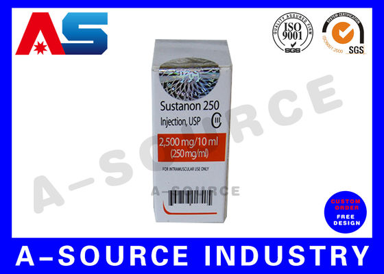 Op maat gemaakte ISO 9001 Pharma 10ml Flesjesdozen voor Opslag, Regelmatige Bedrukking voor peptideflesjes