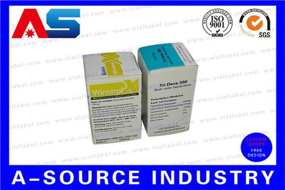 Aangepaste Holografische 10ml-Flesjedozen/van Opslagdozen Regelmatige CMYK Druk