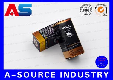 De zilveren/Gouden/Metaalkleur maakte van de Opslagdozen van 10ml Kleine Professionele de Drukgepaste kleuren in reliëf