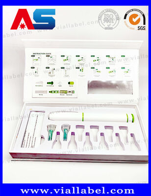 Leeg Synedica doos voor één injectiepen 3 ml patroon 12 naalden en een papieren bijsluiter